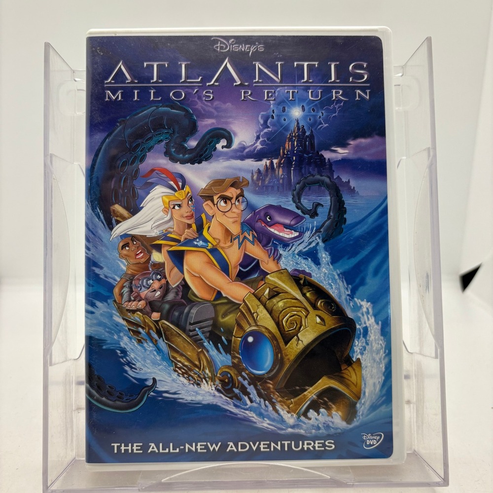 Disney Atlantis Milos Return DVD 2003 Animated Adventure Sequel 25998A